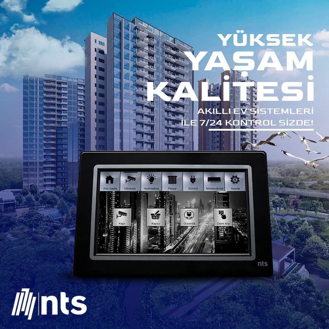 NTS 6001 7" Dokunmatik Akıllı Ev Paneli